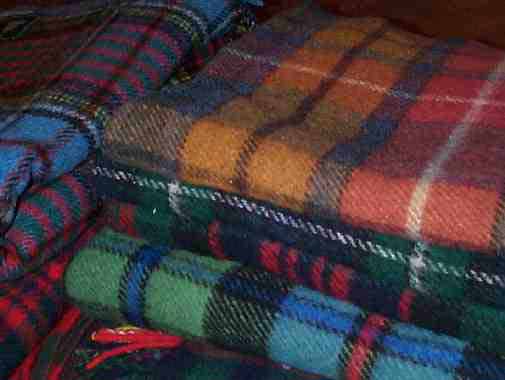 Woollen Tartan Blankets
